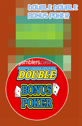 Double double bonus poker