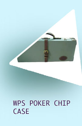 Leather poker chip case