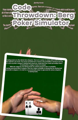 Poker simulator